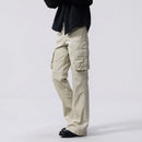 Casual Multi-pocket Micro Flared Cargo Pants Trousers