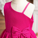 Baby Girl Dress Elegant Girls Wedding Party One Shoulder Princess Dresses