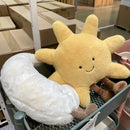 Funny Sun Moon Soft Plush Toy Baby Cute Throw Pillow Comfort Dolls Home Decor Xmas Gift Kids