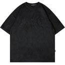 T Shirt Streetwear Embroidery Letter Oversized Tshirt Men Women Summer Casual Loose Tops