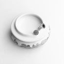 Round Black Small Stud Earrings Europe For Women Real 925 Sterling Silver