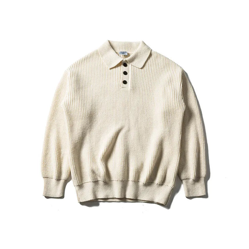 Autumn Winter Sweaters Men Casual Pullovers Knitted Sweater Man Polo Knitwear Tops