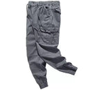 Autumn Tactical Cargo Pants Men Military Multi Pockets Black Casual Pants Hip Hop Streetwear Cotton Trousers Elastic Waist