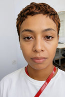 Short Curly Pixie Cut Wigs with Bangs Human Hair for Women