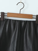 Women Autumn Street Style Side Zipper Mini Skirts Sexy Slim Mid Waist Chic Black Short Skirt