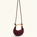 Women's Casual Small Handbag Designer Hand-woven Luxury Matte Texture Crossbody Bag