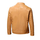 Leather Jacket Thicken Leather Coat Male Sport Locomotive Clothing Man Business Gentleman Jacket