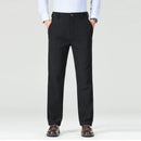Person wearing black pants on a white background, Obroi
