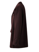 Women Zipper Elegant Blazer Lapel Long Sleeve Jacket Tide Spring Autumn