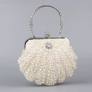 Shell Pearl Bride Dress Bag Elegant Women Evening Bag Ladies Clutch Purse Cocktail Party Handbag