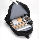 Classic Solid Backpack For Girls Large Capacity Bags Multifunction Student Book Bag Waterproof Bags