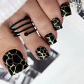 Toenails Leopard Fake Toenails Full Cover Women Summer Wearable European Square Head Fake Toe Nails