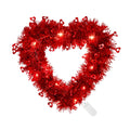 Heart Wreath Front Door Window Mantel Valentine Day Door Garlands Room Wreath Decor