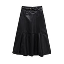 Long Skirts For Women Elegant Solid Midi Skirt Skirt Casual