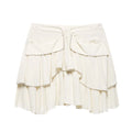 Spring Women Clothing Decoration Design Sense Layered Decorative Skirt