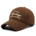 Corduroy Caps For Men Baseball Cap Winter Women Golf Cap Street Trucker Hat