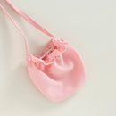 Children Girls Princess Dress Contrast Color Casual Summer A-Line Dress and Crossbody Bag for Beach Party Cute Clothes