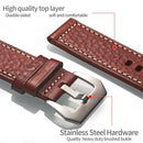 Italy Genuine Leather Watch Band Retro Vintage Handmade Watch Straps For Men Women
