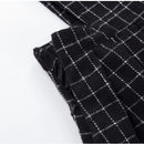 kids girls plaid winter jumper dress children teen girl Wool like fabric vest jumper dresses clothing