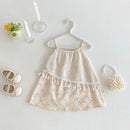 Girls Version Camisole Dress Summer Baby Lace Princess Dress Trendy Children Floral Dress
