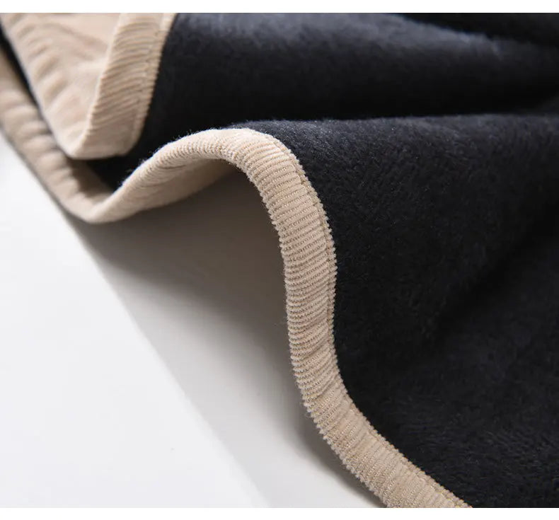 Warm Shirts for Men Causal Thicken Shirt Lapel Fleece Corduroy Shirt Men