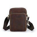 Genuine Leather Men Mini Crossbody Messenger Traveling Casual Small Shoulder Bag Male Handbag