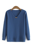 Sweater Women Spring Small Label On The Neckline Knit Jumper Slim Bottoming Pullover Oversize Curve Clothes