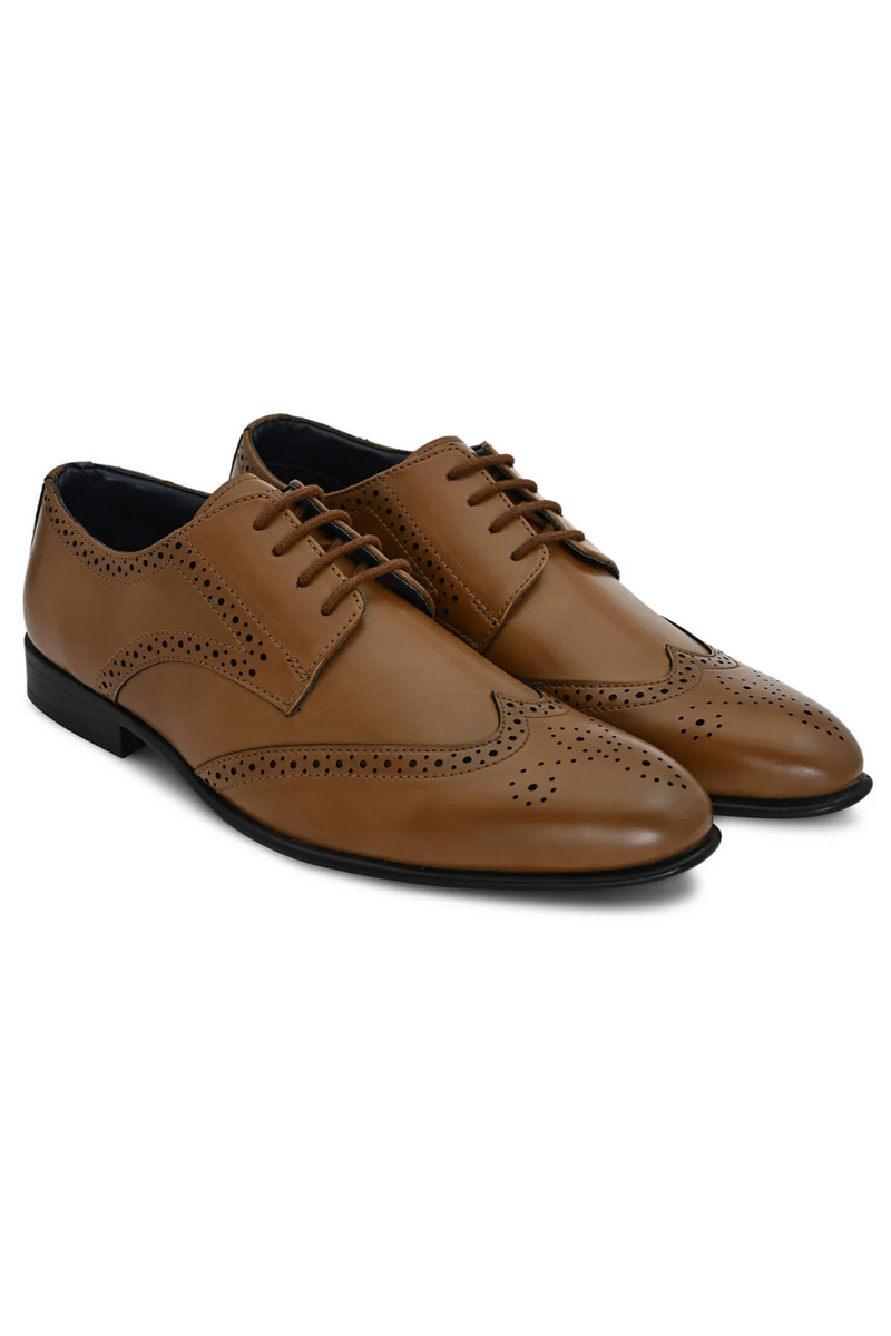 MEN FORMAL DARK BROWN BROGUES