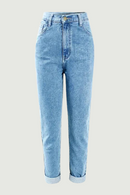 Vintage High Waist Mom Baggy Jeans Women Blue Denim Pants Boyfriend Jean Femme Jeans For Girls