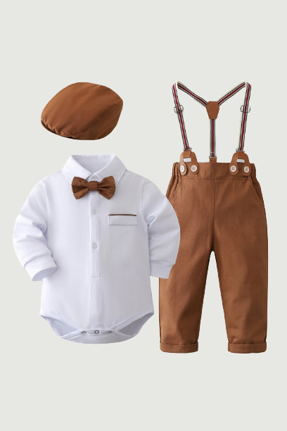 Newborn Baby Boy Clothes Set Birthday Party Infant Boys Sets Clothing Outfit Romper Shirts Pants Suit