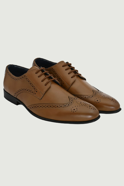 MEN FORMAL DARK BROWN BROGUES
