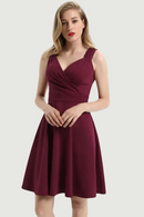 Summer Female Vintage Casual Cocktail Women's Dress Evening Party Midi Elegant Dress For Women