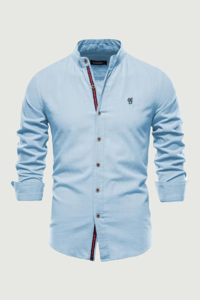 Cotton Linen Casual Shirts Social Solid Long Sleeve Formal Shirt For Men Lapel Clothing Top Man Clothes