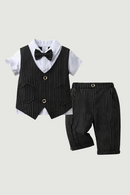 Kids Boy Summer Spring Clothing Set Formal Gentlemen Wedding Birthday Elegant Show Child Infant Handsome Warehouse Costume