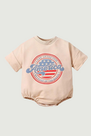 Independence day Baby Romper Newborn Baby Girl Boy Summer Clothes Casual Baby Short Sleeve Jumpsuits Toddler Playsuit