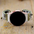 Natural Stone Samsung Galaxy Smart Watch IV Strap Band Punk Gothic Vegan Adjustable Wristband Bracelet