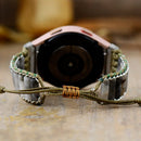 Natural Stone Samsung Galaxy Smart Watch IV Strap Band Punk Gothic Vegan Adjustable Wristband Bracelet