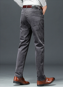 Men's Corduroy Pants Business Stretch Autumn Winter Casual Comfortable Male Classic Trousers