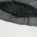 Women Pleated Skirt Kawaii Gothic Black Mini Skirt  Bandage Skirt Clothes Summer