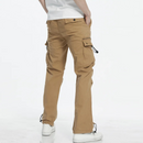 Men Cargo Pants Multi-pockets Solid Overalls Outdoor Man Trousers Casual Pants