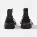 Mens Genuine Leather Motorcycle Boots Casual High Top Shoes Autumn Ankle Boots Men