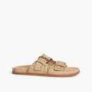 belt buckle flat slippers