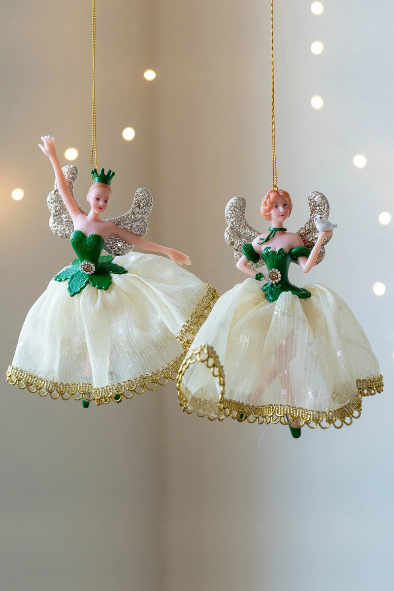 Ballet Girl Hanging Christmas Decorations Simulation Skirt Ballet Dancer Hanging Pieces