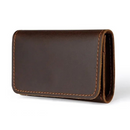 Leather Card Holder Men Genuine Leather Credit Card Holder Mini Purse for Male