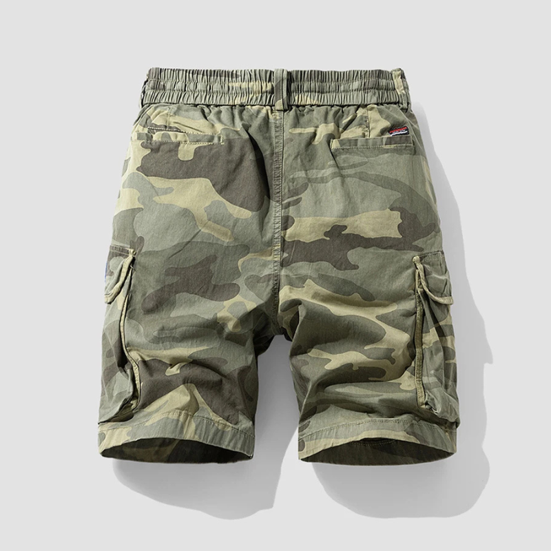 Summer Men Cargo Camouflage Shorts Men Cotton Beach Shorts Man Spring Casual Shorts Male