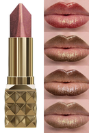 Two Tone Colors Lip Liner Pen with Glitter Matte Velvet Finish Smooth Metallic Lipstick Pearlecescent Lip Tint Makeup Gifts