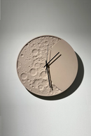 wall clock lunar surface creative modern simple silent no punching living room study