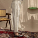 Men Straight Fit Suit Pants Formal Retro Pants Casual Trousers Dress