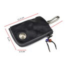Original Leather Key Wallet for Men Short Handmade Holder Coin Purse Card Case Bag