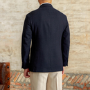 Linen Single-breasted Suit British Breathable Slim-fit Casual Suit Jacket for Men